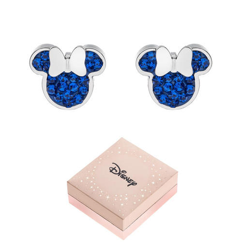Boucles d'oreilles Disney - Minnie ornées de Cristaux scintillants